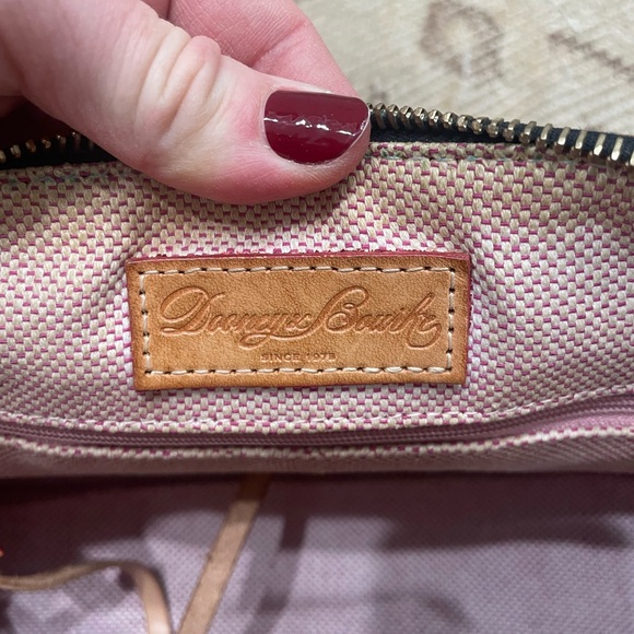 Dooney & Bourke Black and Tan Duffel Bag - Picture 5 of 8